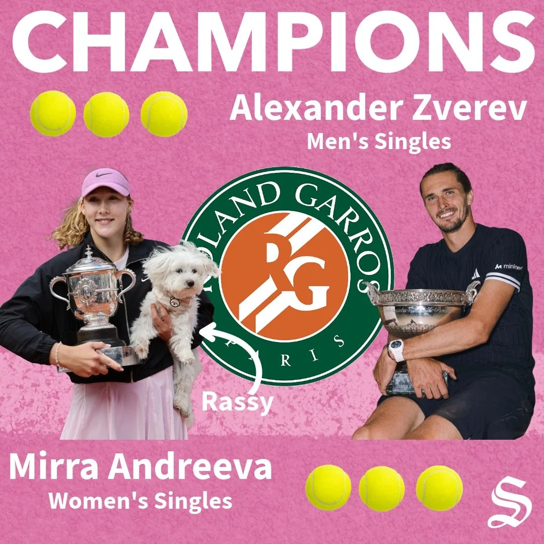 Champs were crowned, history was made 🏆🇫🇷

Two new champions took home the clay hardware in France

🎾Mirra Andreeva 
At 19 years old she just became the youngest Roland-Garros women&rsquo;s singles champion in nearly three decades, of course, her