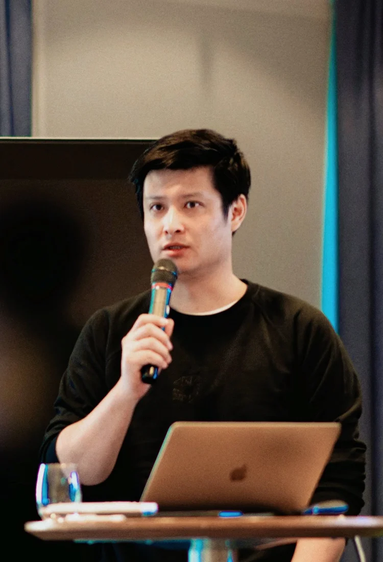 Jack Shen speaking at event