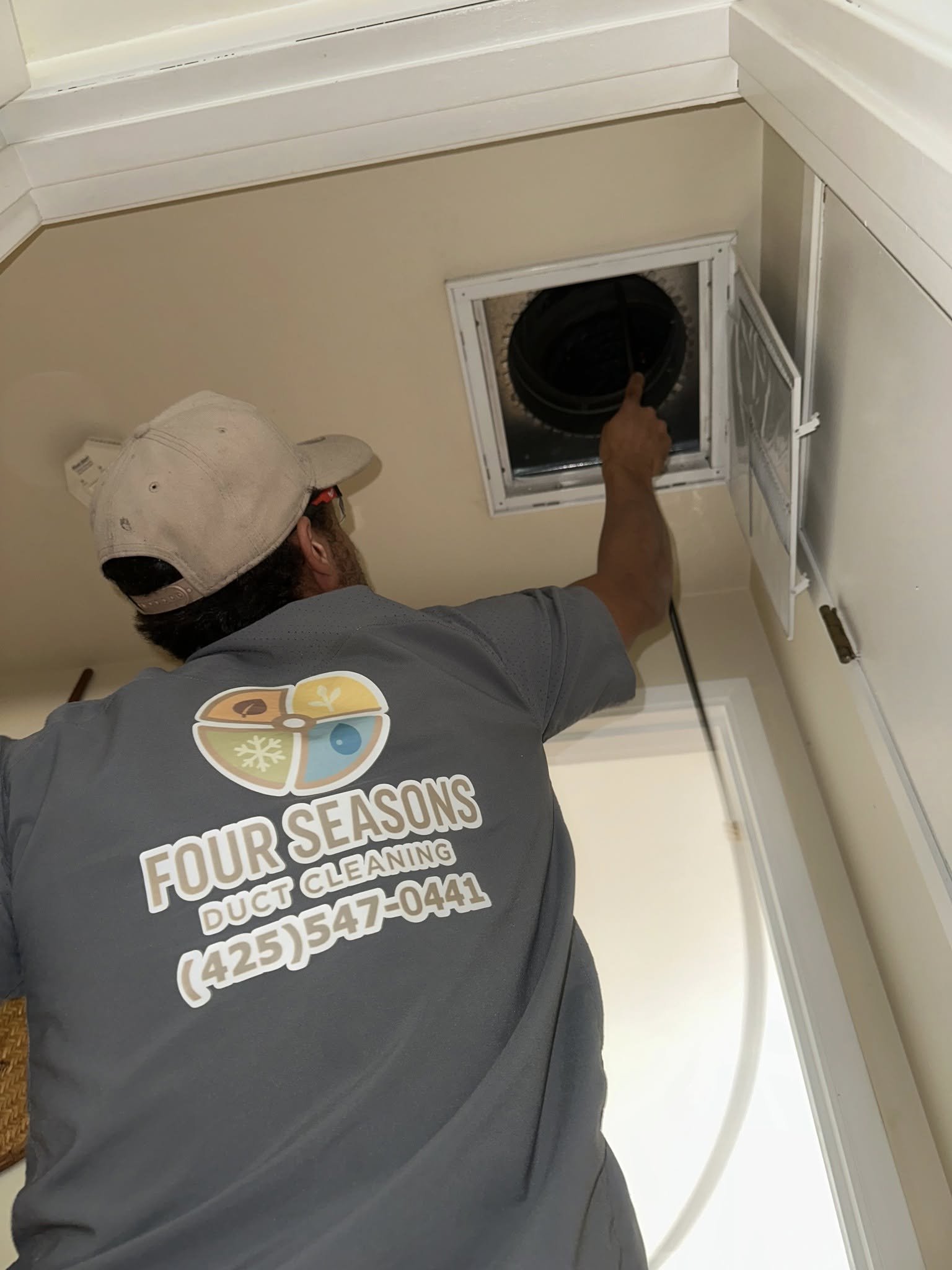 Fresh Air Return Duct Cleaning before Dryer Vent Cleaning