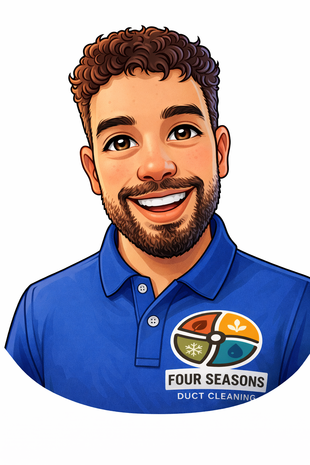 Four Seasons Duct Cleaning Technician. Professional and reliable service.