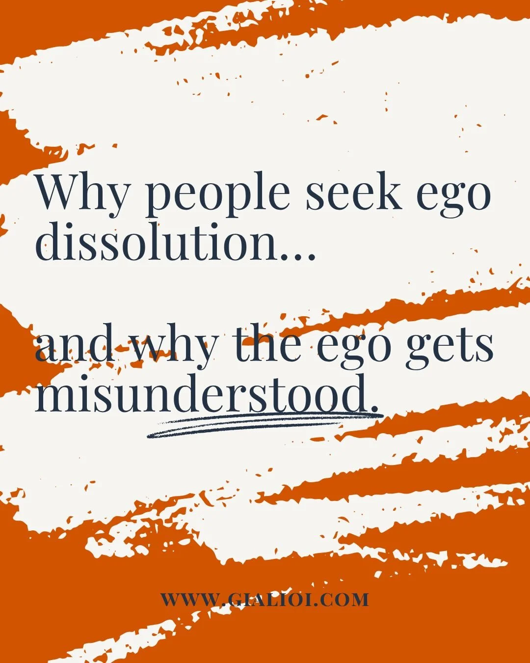 Ego dissolution is often misunderstood. It&rsquo;s not about getting rid of your ego. It&rsquo;s not about losing yourself. The ego is what organizes your identity, your beliefs, your roles, your patterns. Helps you move through this reality. But whe
