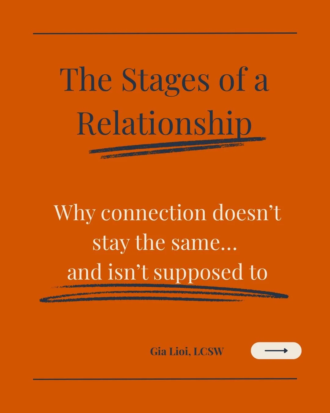 Most people expect connection to feel like the beginning of the relationship. But relationship relationships aren&rsquo;t meant to stay in that &ldquo;honeymoon phase.&rdquo; What starts as a dopamine release, moves into confrontation, then into unde