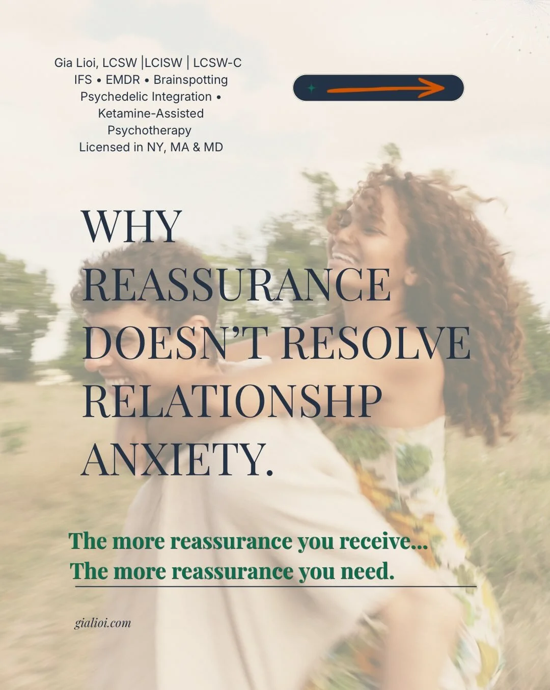 Anxiety often convinces us that we need an answer. 

More reassurance. 
More certainty. 
More proof that everything is going to be OK.

yeah, even after receiving reassurance, the discomfort eventually returns.

Why??

The deeper struggle isn&rsquo;t