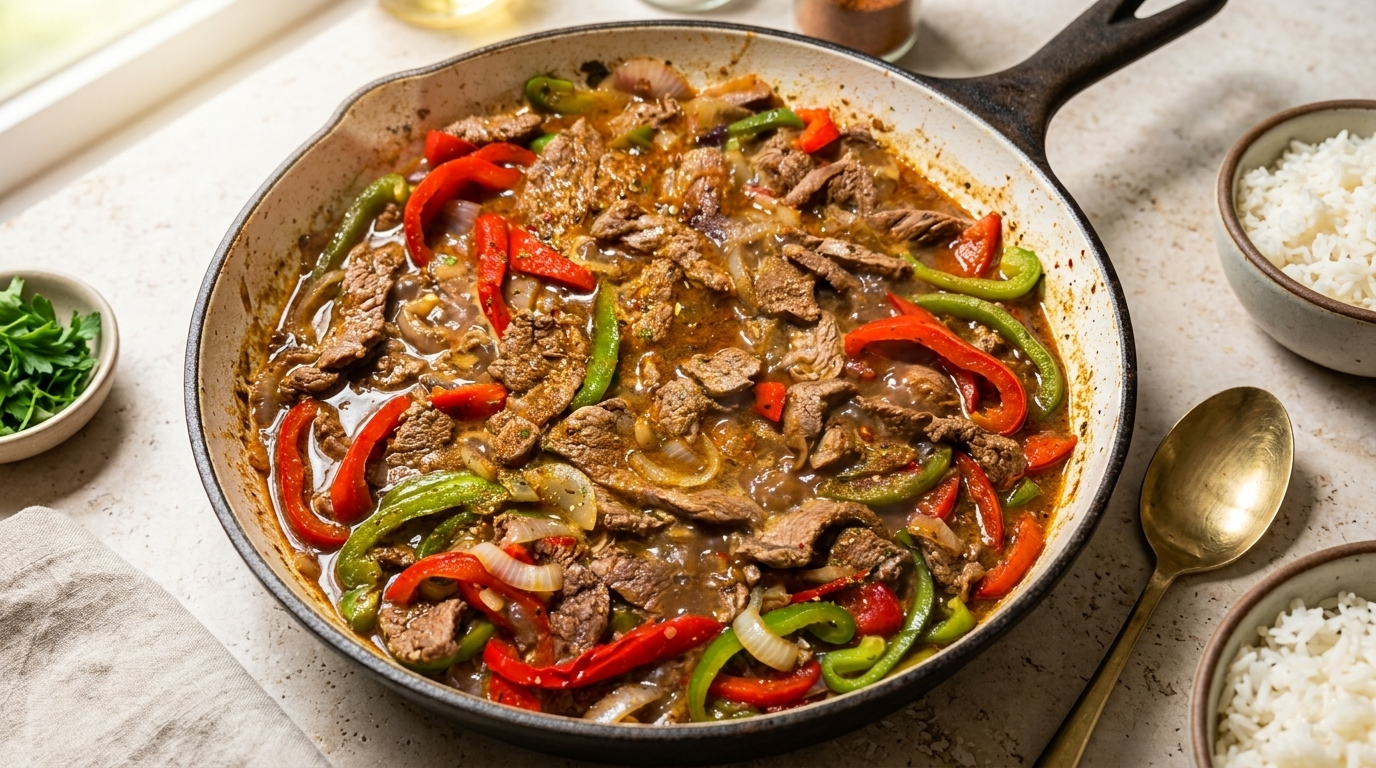 Homestyle Pepper Steak
