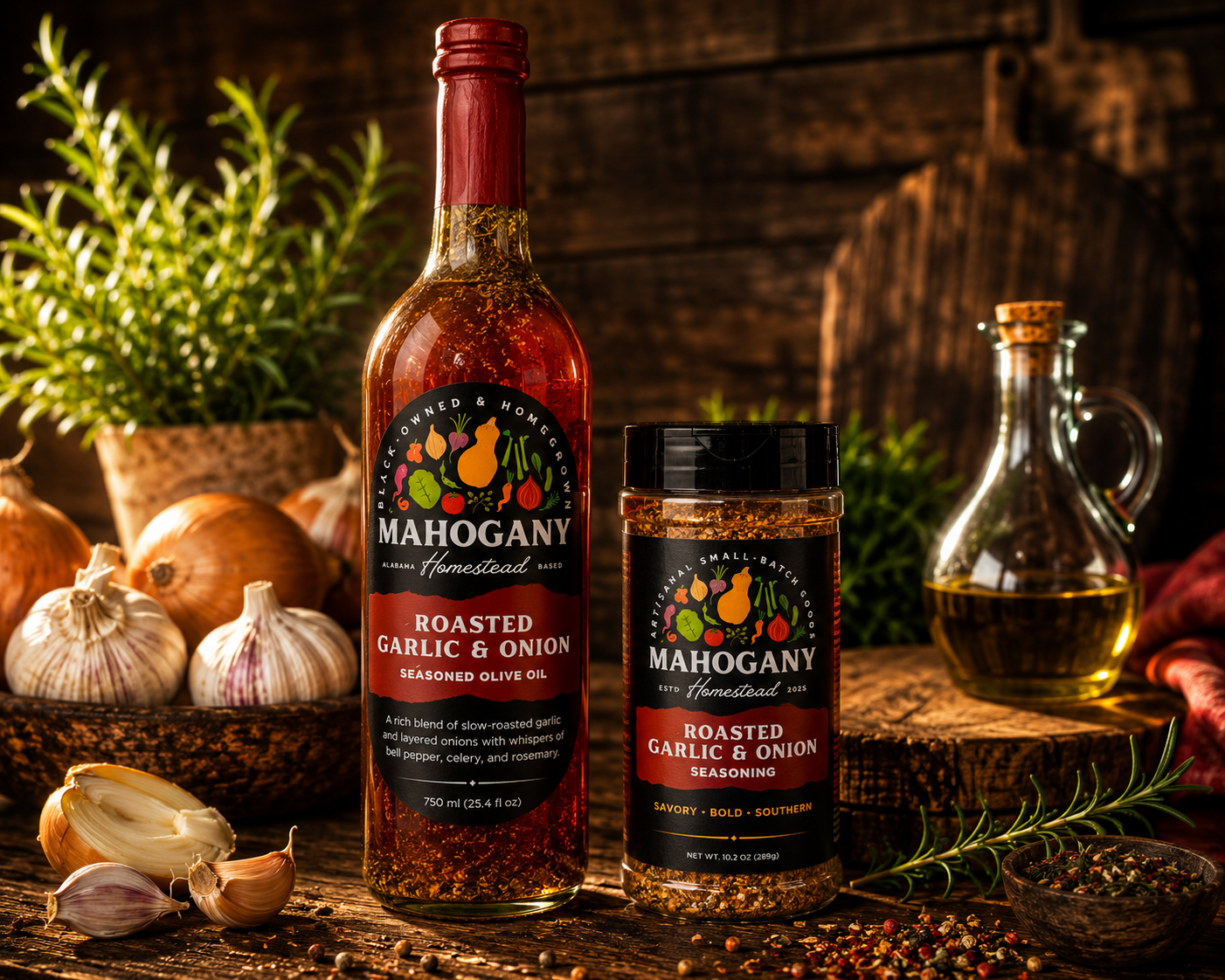 The Roasted Garlic & Onion Duo