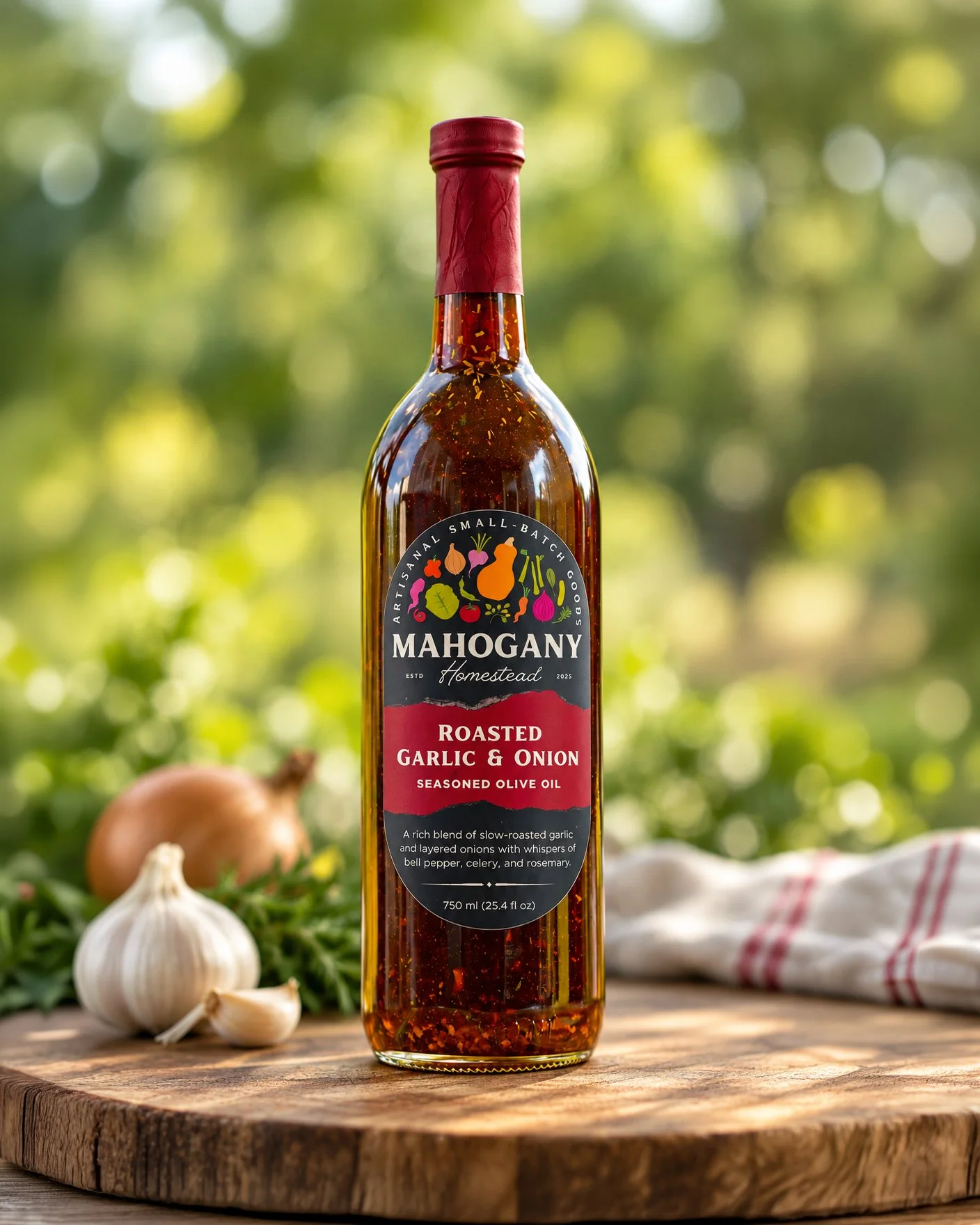 Roasted Garlic & Onion Seasoned Olive Oil