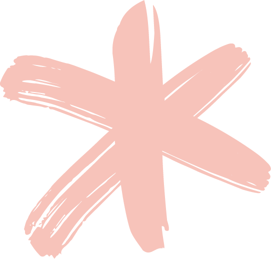 Pink abstract paint stroke on a black background.