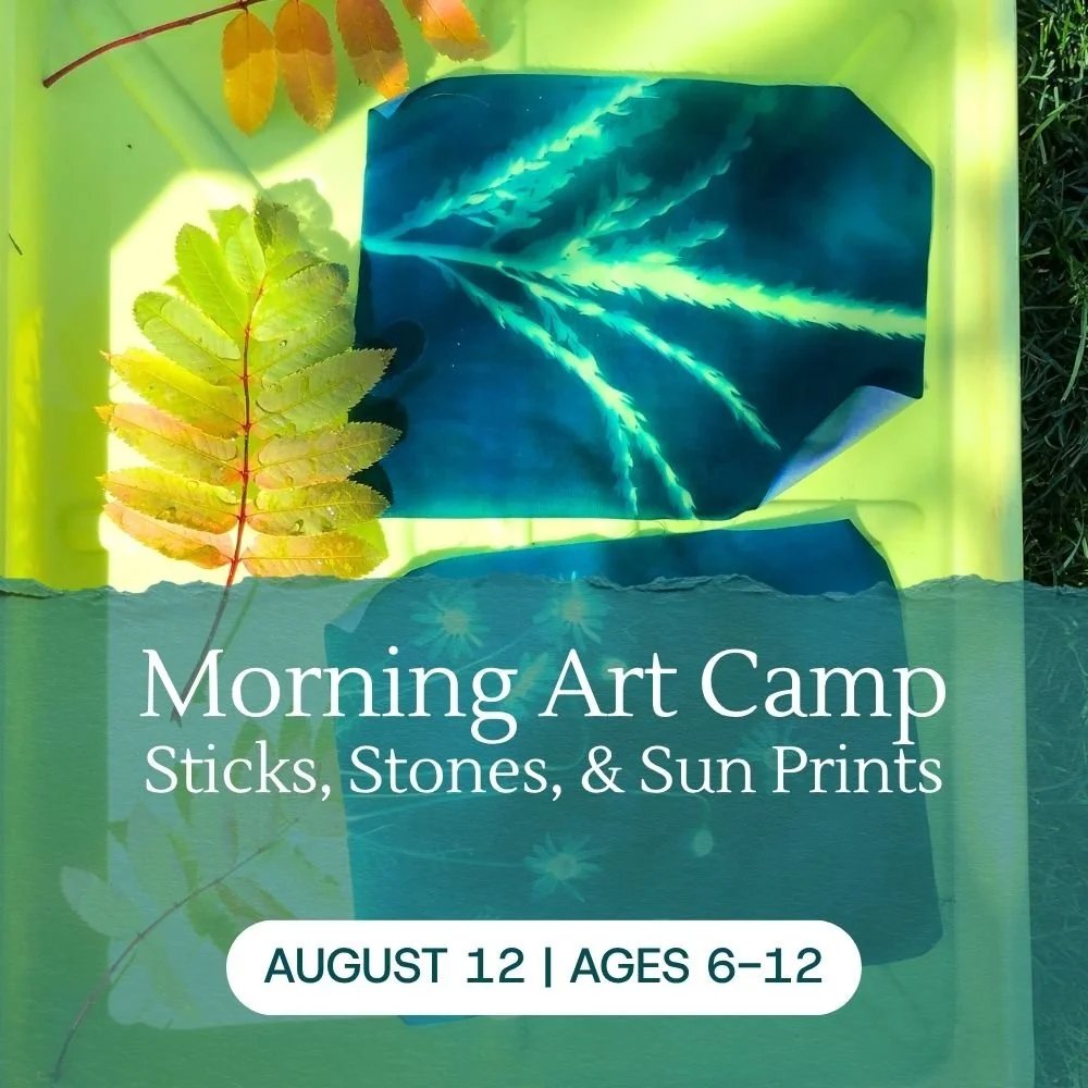 Morning Art Camp:  Sticks, Stones, & Sun Prints