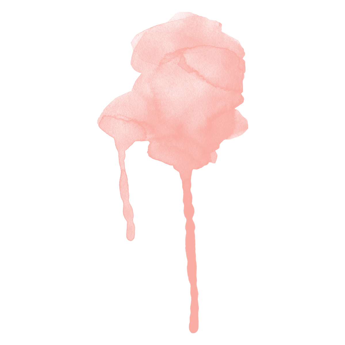 A pink cotton candy on a stick with a blue and purple striped background.