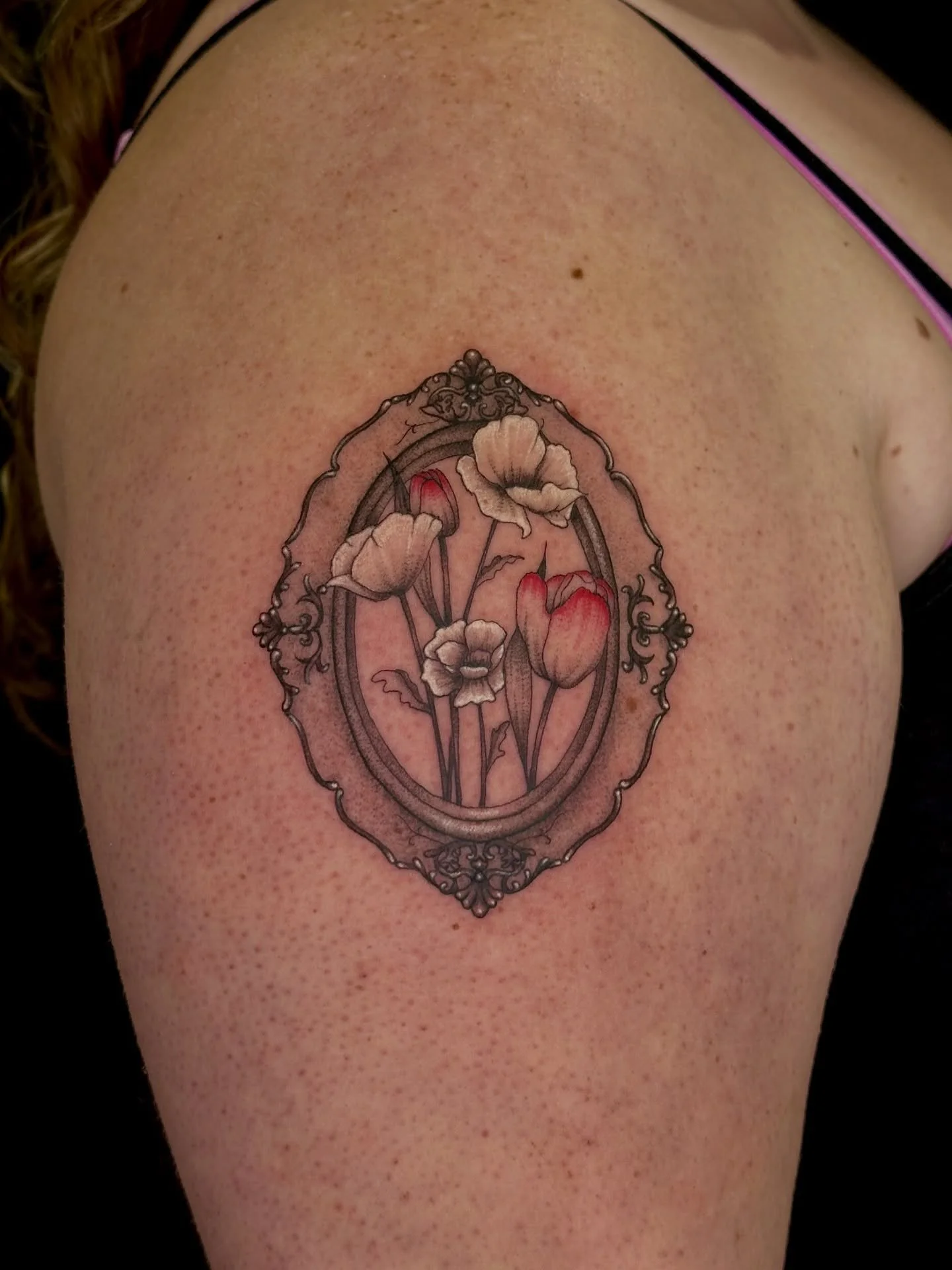 Lovely piece I had the privilege of doing at Inked Hearts Summer Arts Tattoo Expo🤍 @inkedhearts_tattoo