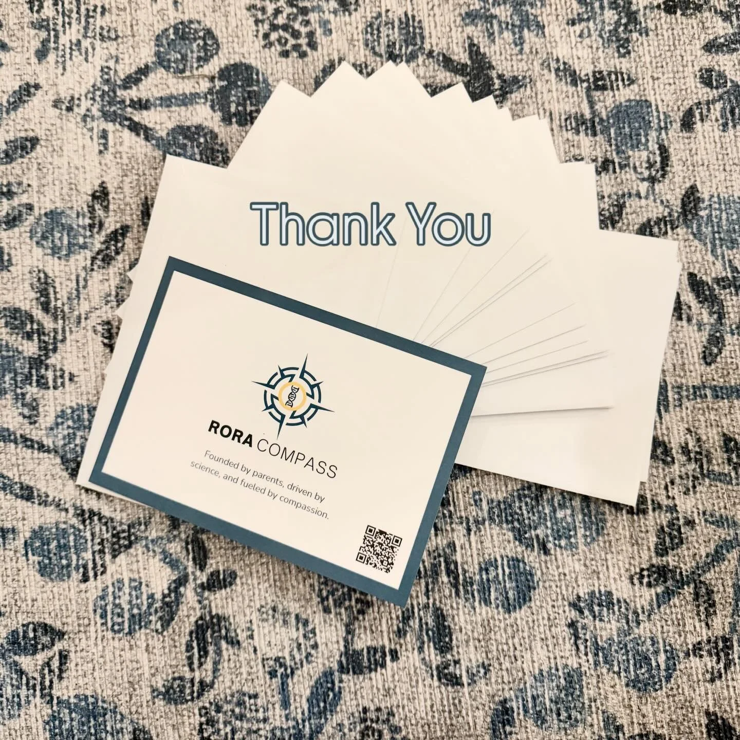 Founding Donor Thank You Cards En Route - only half the stack!!! Join us &mdash;>> roracompass.org