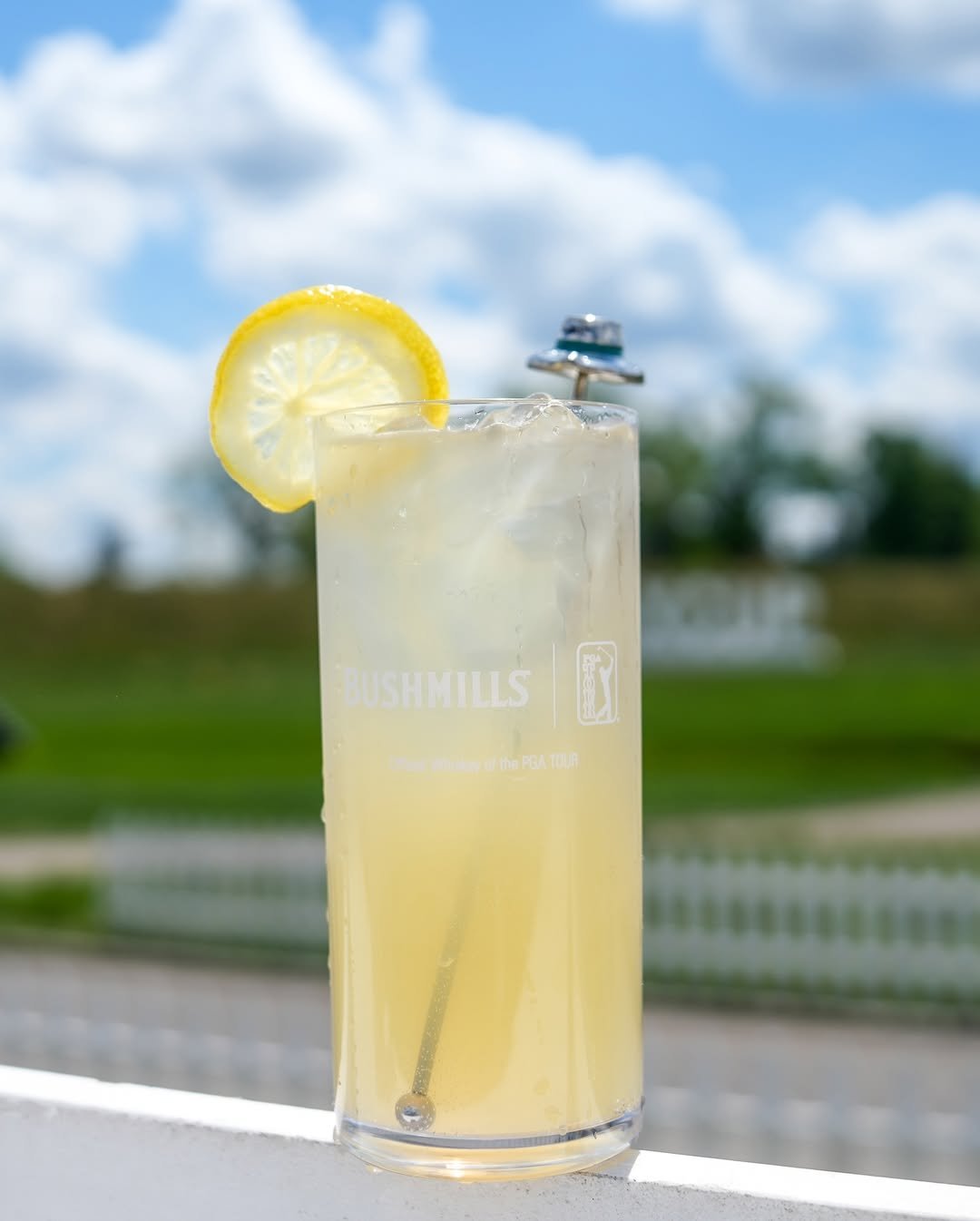 Perfect for a sunny Saturday!The @BushmillsUSA Lemon Good Good combines the smooth flavor of Bushmills Irish Whiskey with zesty lemonade and the spicy black kick of ginger beer, creating a flavorful twist on a classic. #TruistChampionship.jpg