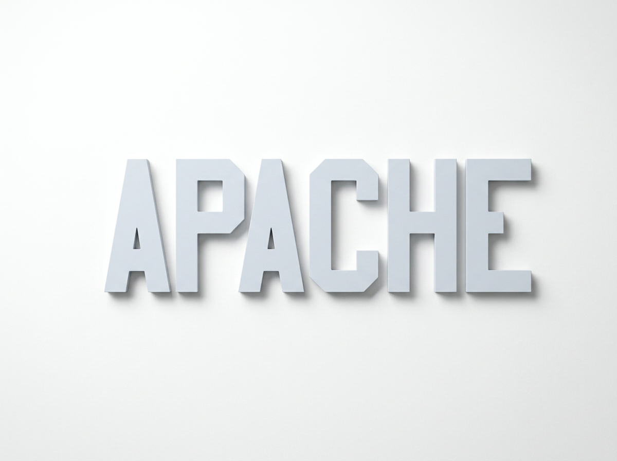 APACHE - Soft Flock pre-spaced Letters (Iron on)