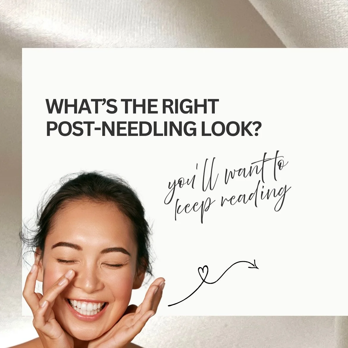 What skin needling should really look like 😍