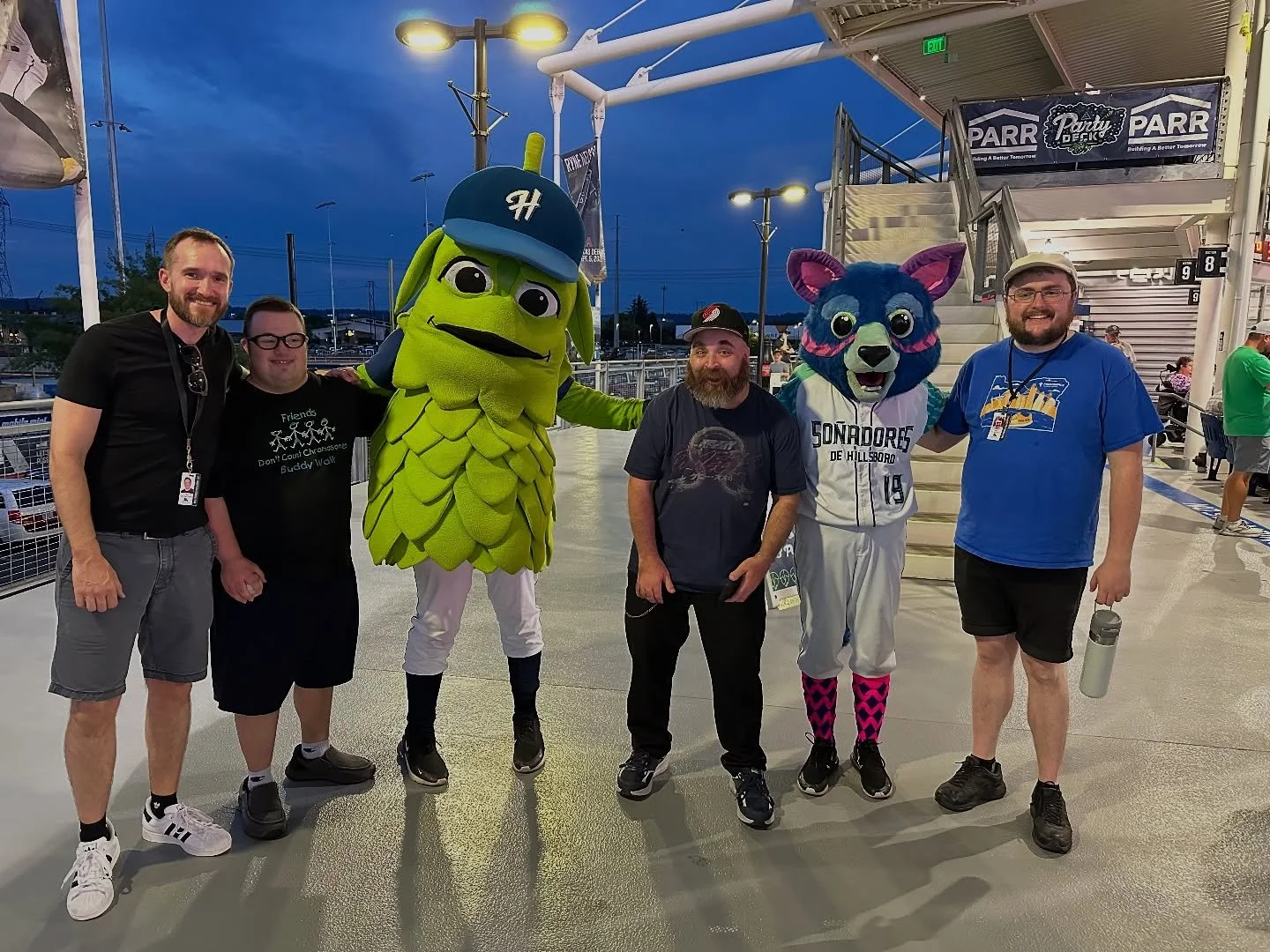 A great night watching the Hillsboro Hops a few nights ago ⚾️