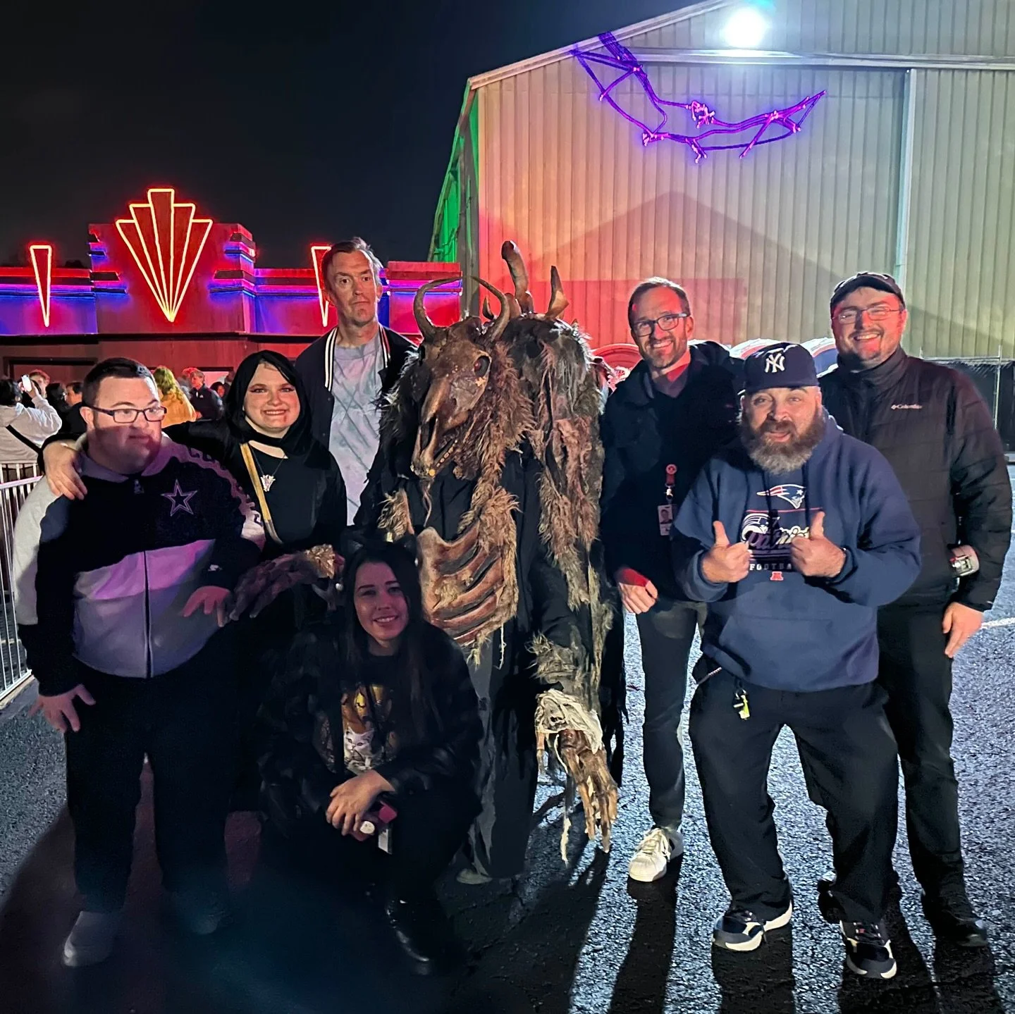 Bravery comes in all forms 👻 some of our crew faced the Haunted Scare Grounds with courage, laughter, and a few well-timed screams. Inclusion means experiencing everything together &mdash; even the spooky stuff!