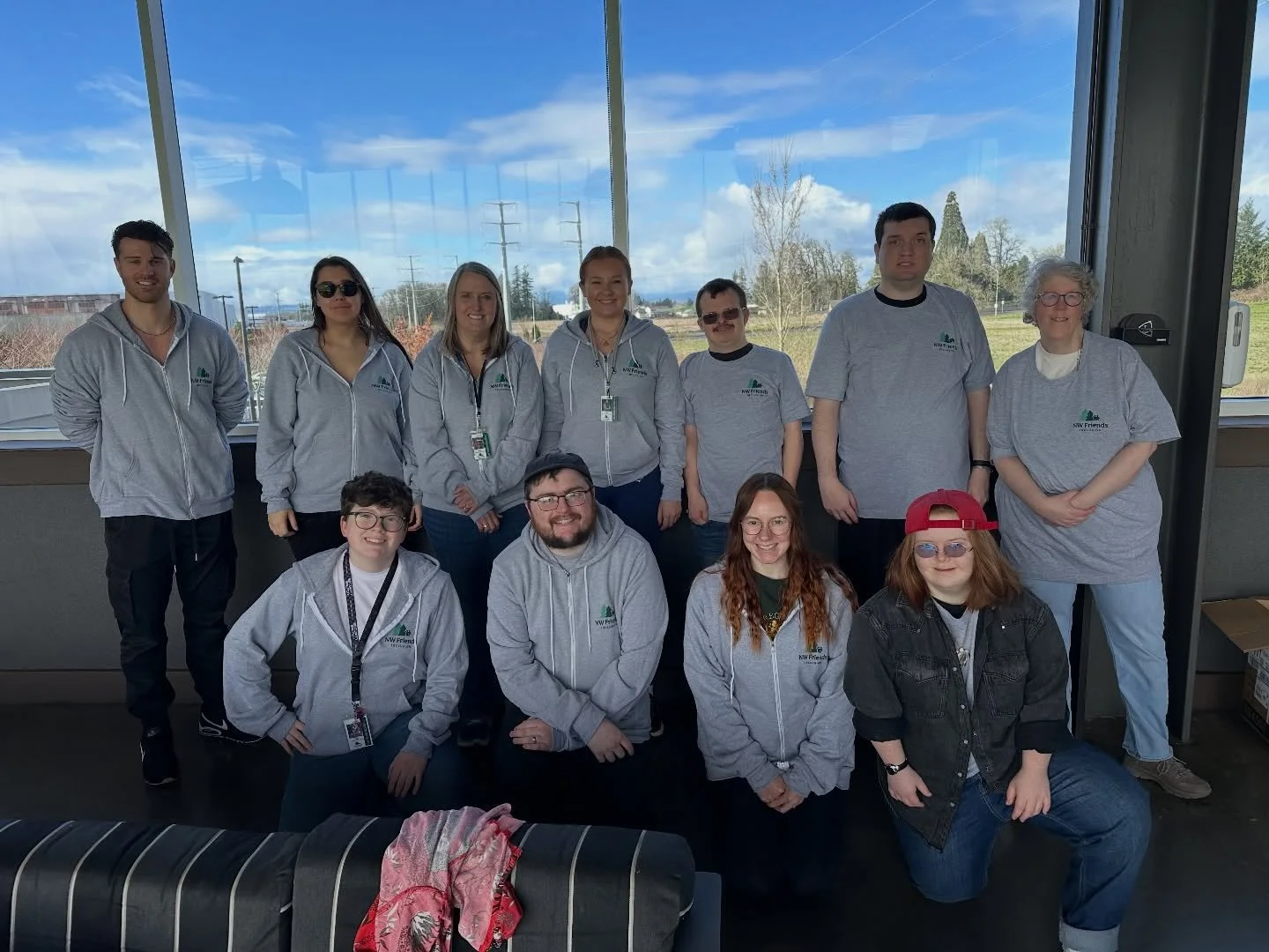 Showing off our NWFI hoodies &amp; shirts today! 🌲