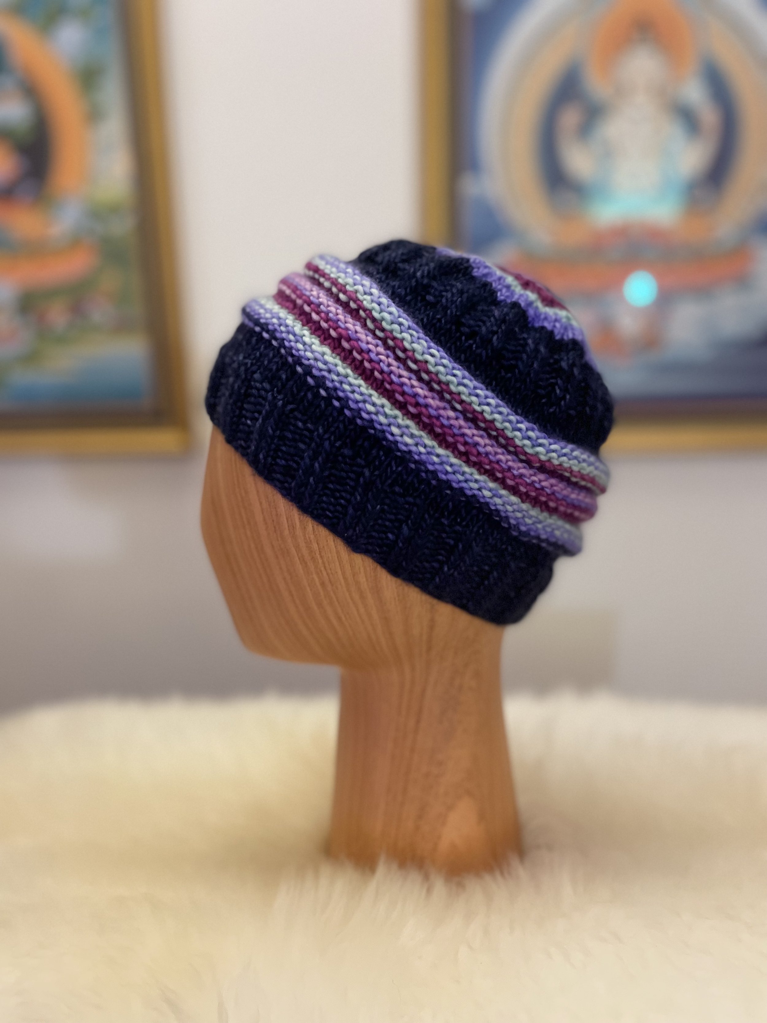 Adult Striped Beanie (The Sita Special)