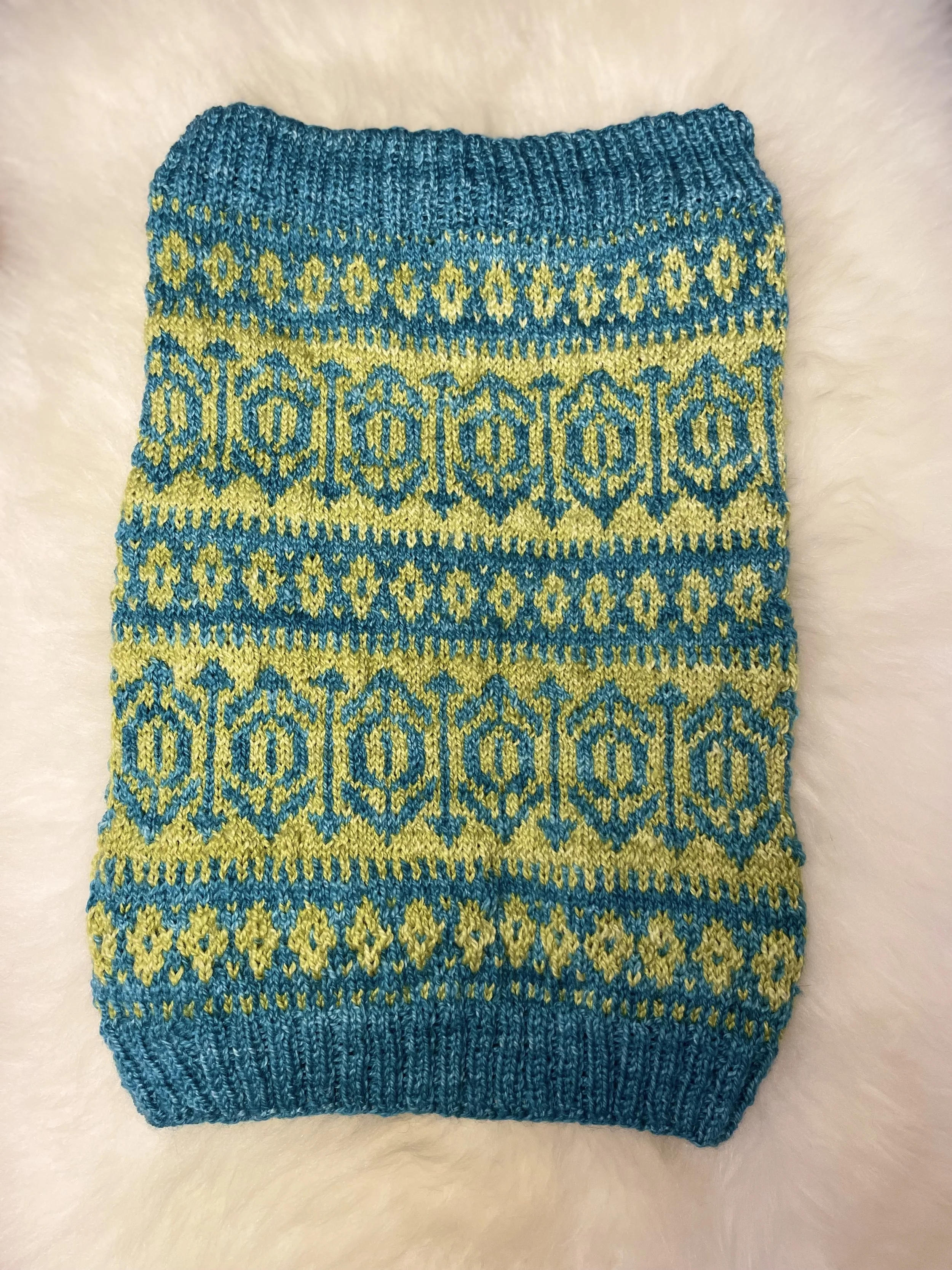 Glacier Park Cowl (Blue/Green)