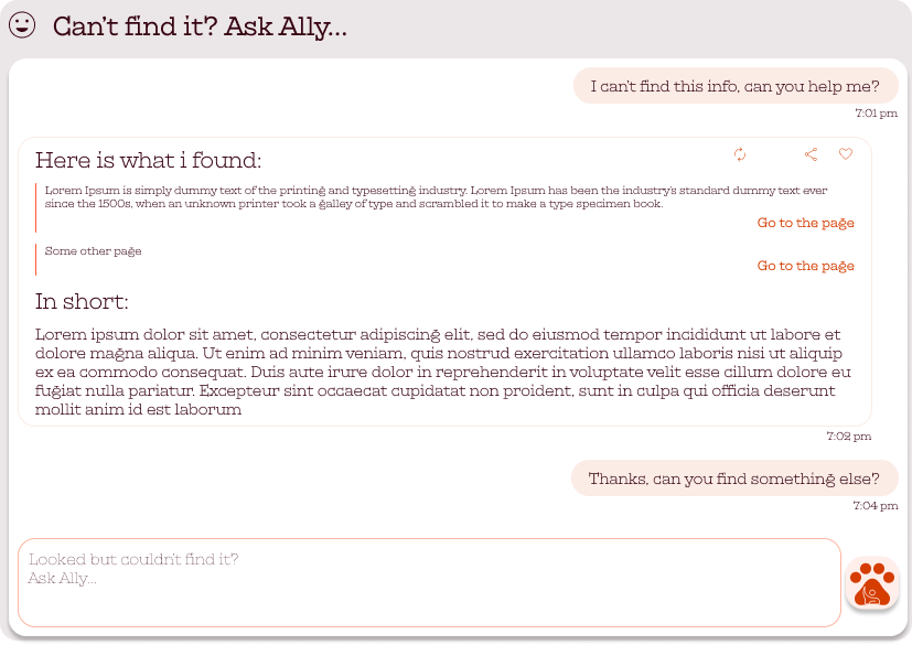 From Chatbot to Conversation: Designing Ally’s First Interaction