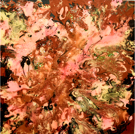 Magellanic Cloud Galaxy (2019)
30”x30” - Acrylic, resin and metallic pigment on canvas
$880