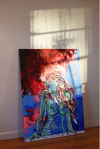 Out (2018)
30”x40” - Acrylic on canvas
$995