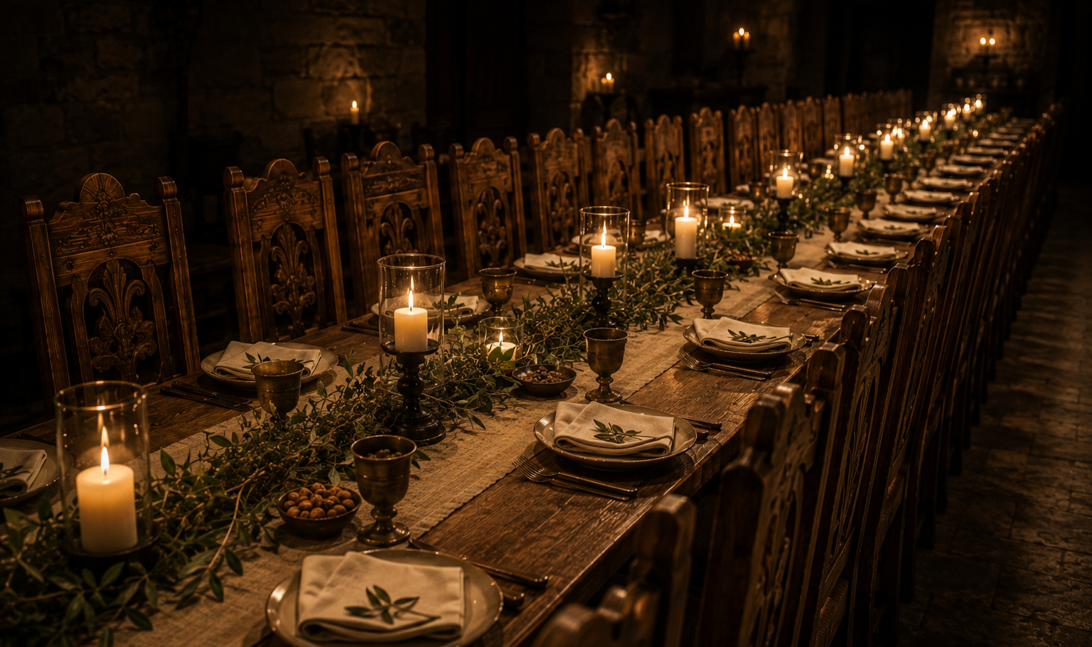 GOD IS SETTING A NEW TABLE…