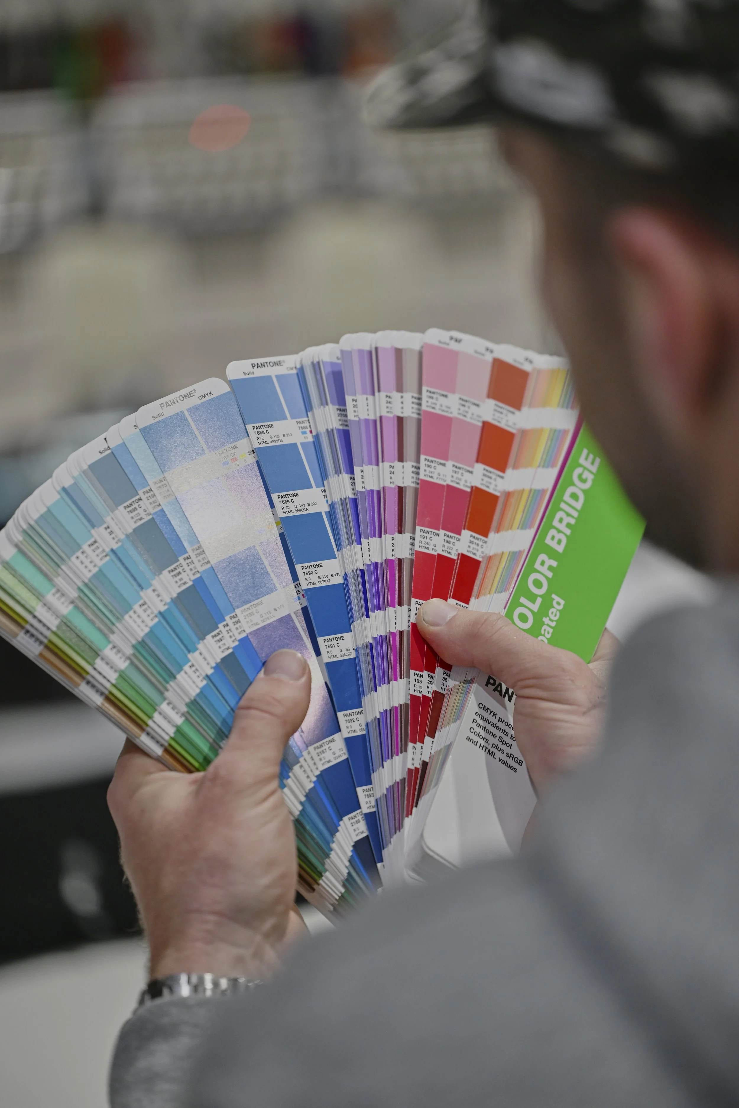 pantone colour swatch book