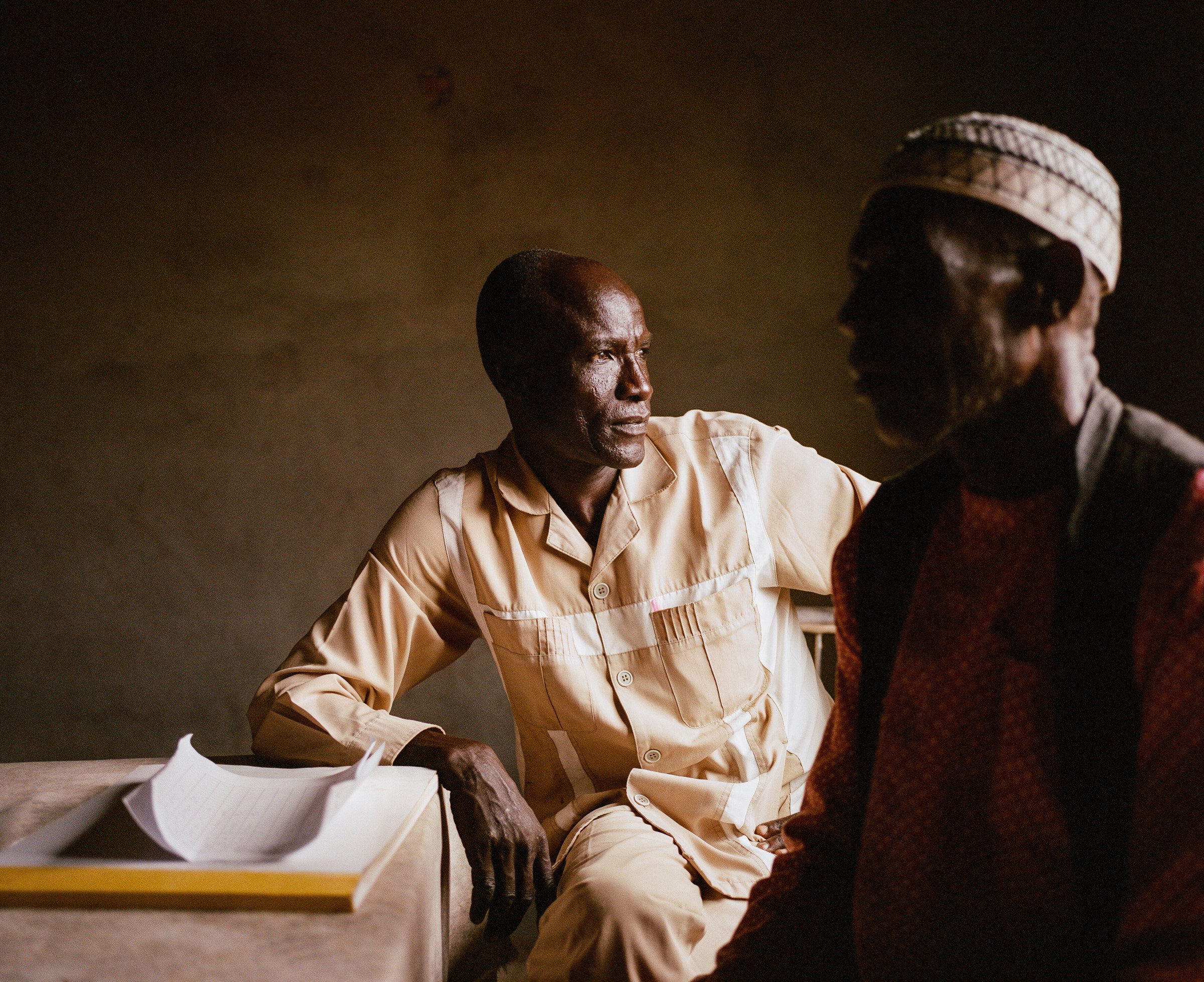 Patients at Tujur Referral Hospital, South Kordofan, Sudan.