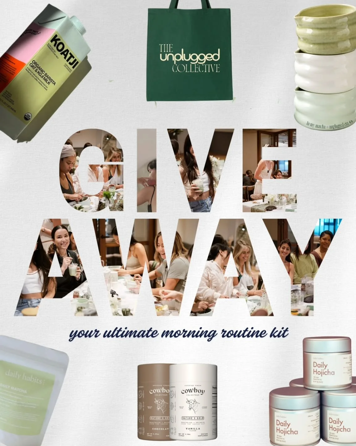 your morning routine called...it wants an upgrade ☁️🍵

we&rsquo;re giving away the ultimate morning rituals kit from our mind over matcha event. everything you need for slow mornings, grounded energy, and main character matcha moments. We're talking