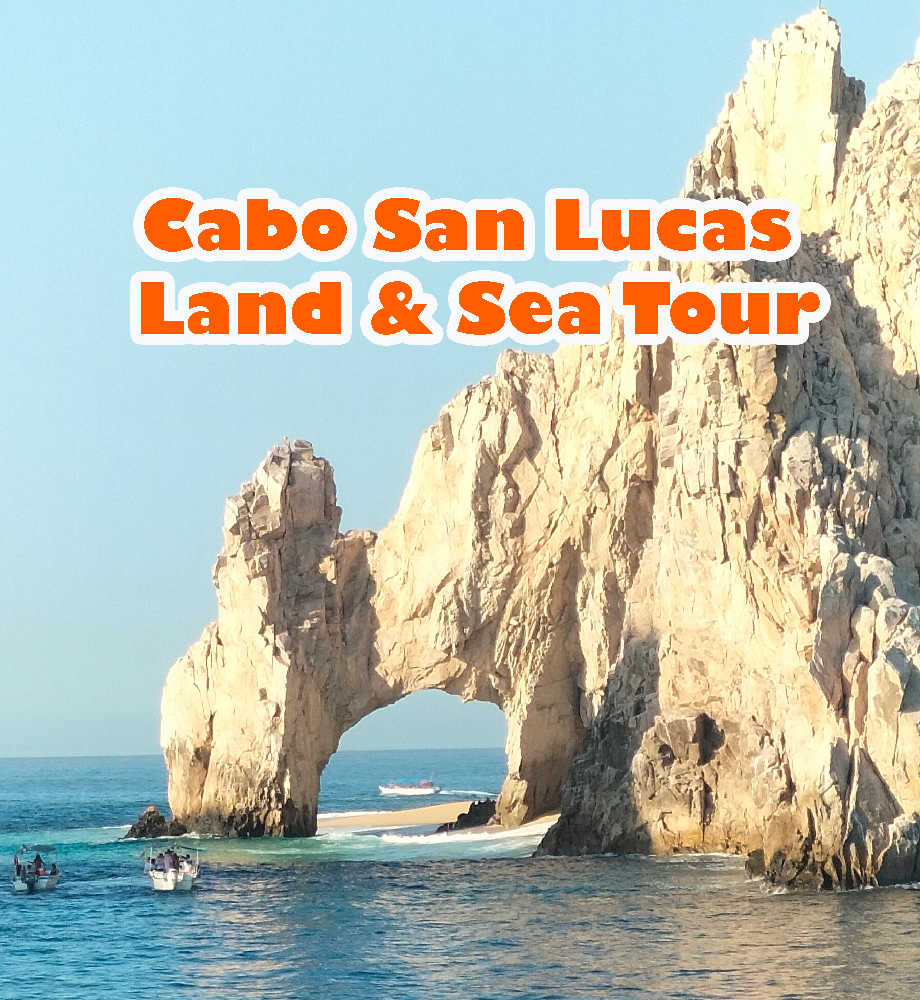 CABO SAN LUCAS HIGHLIGHTS (3.5 hours). Discover the highlights of Cabo and enjoy an exciting boat ride to the arch.