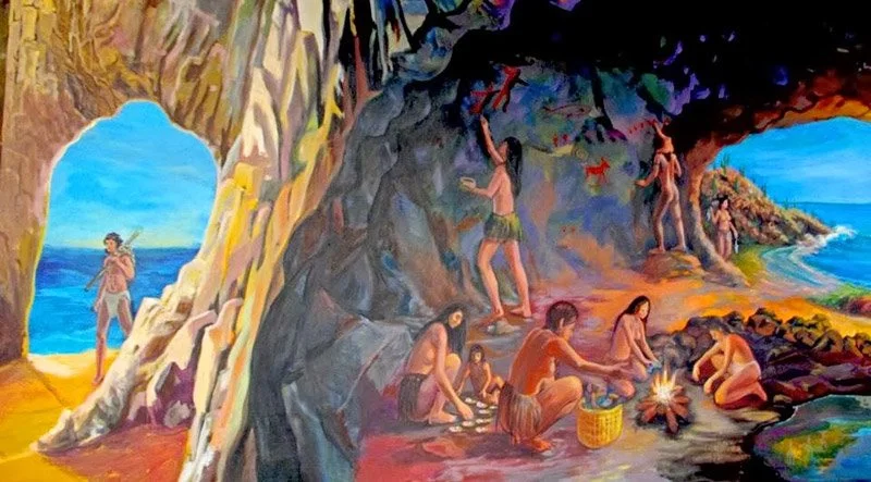 Mural in Natural History Museum of Cabo San Lucas