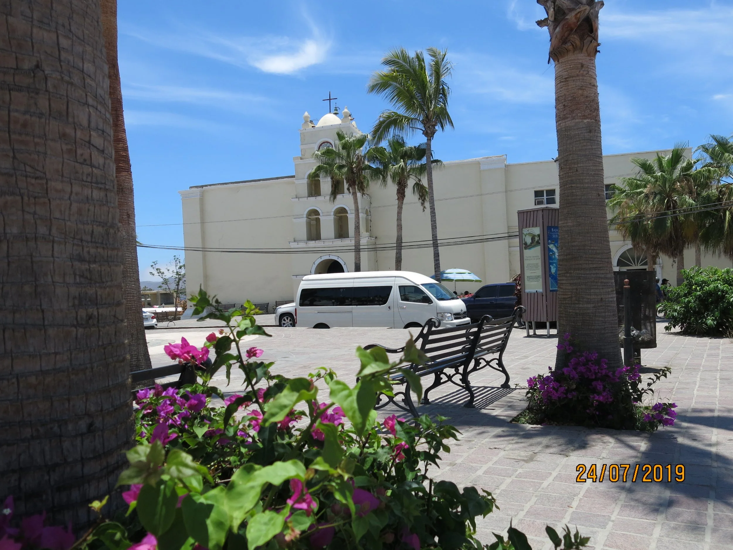 Mission church in Todos Santos