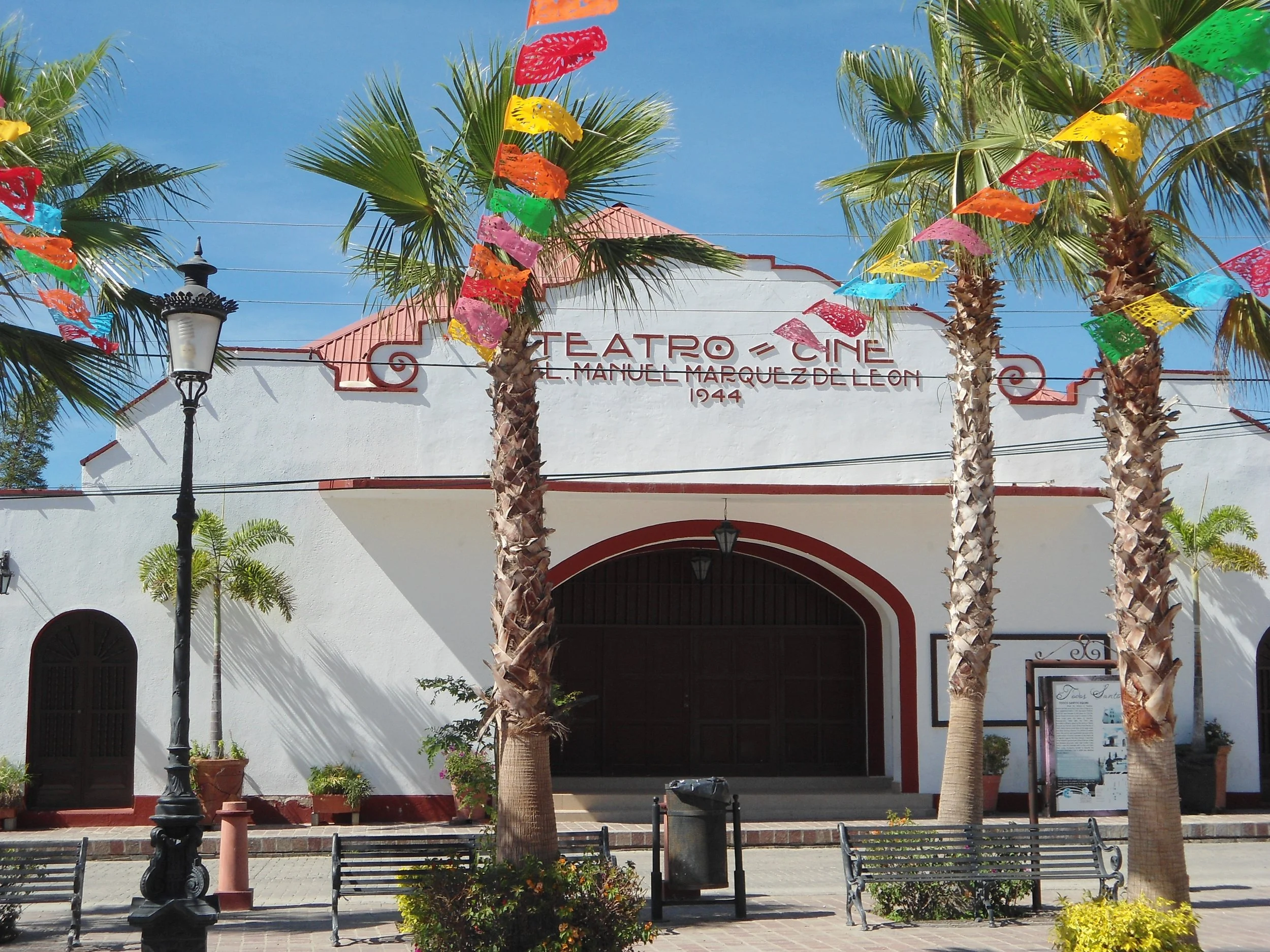 Old theater in Todos Santos