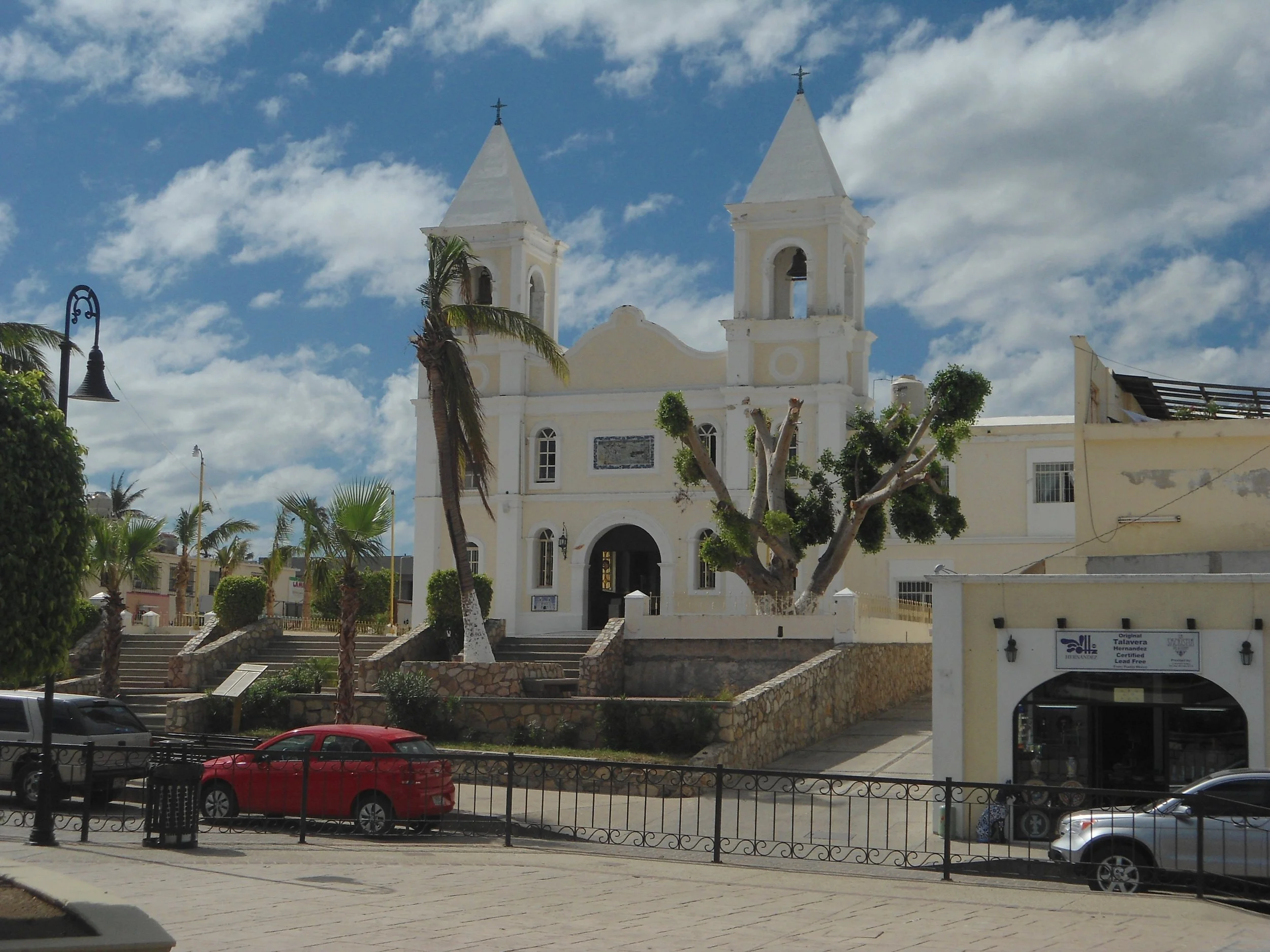 The church of the old mission in San José del Cabo.