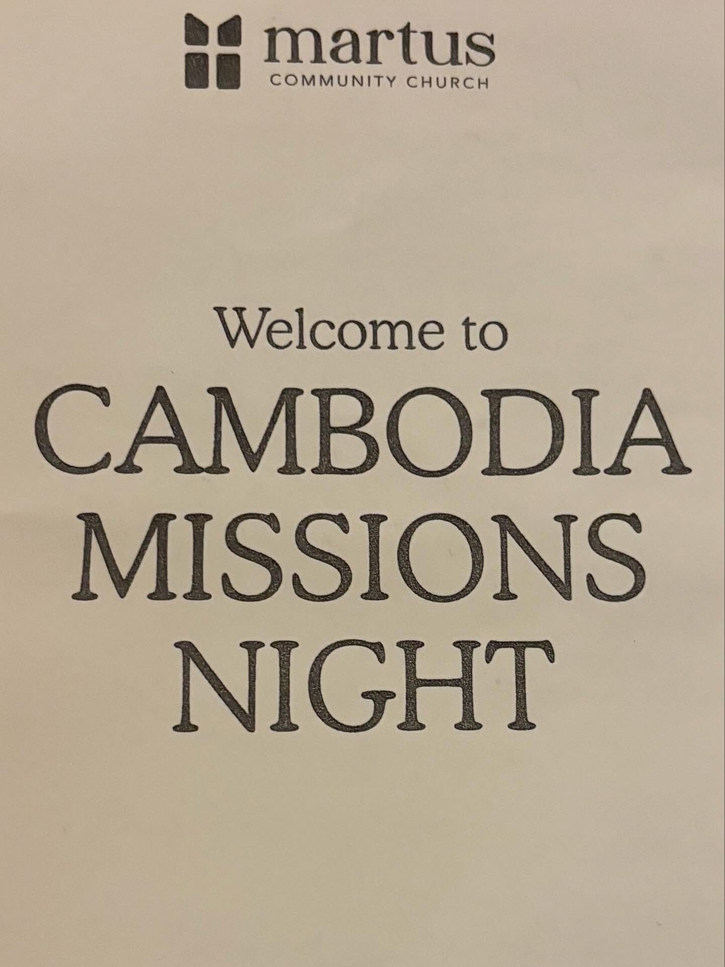 A night with great praise, sermon, fellowship,and prayer! Allison&rsquo;s brief yet detailed explanation of Cambodia was amazing. The refreshments were so delicious and the ceramics were so cute! 🙂😆 #martusmpc