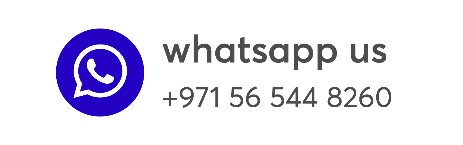 whatsapp us