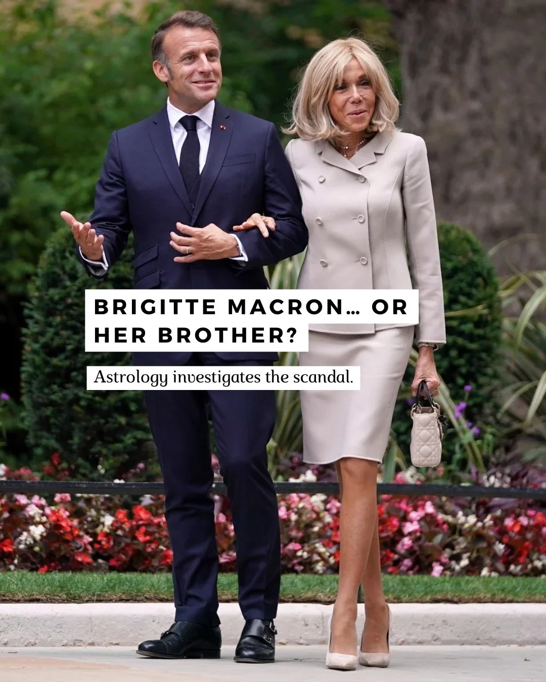 🇫🇷 She’s married to the President of France… but some people say she’s not even who she claims to be.
I know—it sounds crazy. But I used astrology to compare two different birth charts… and what I found left me stun