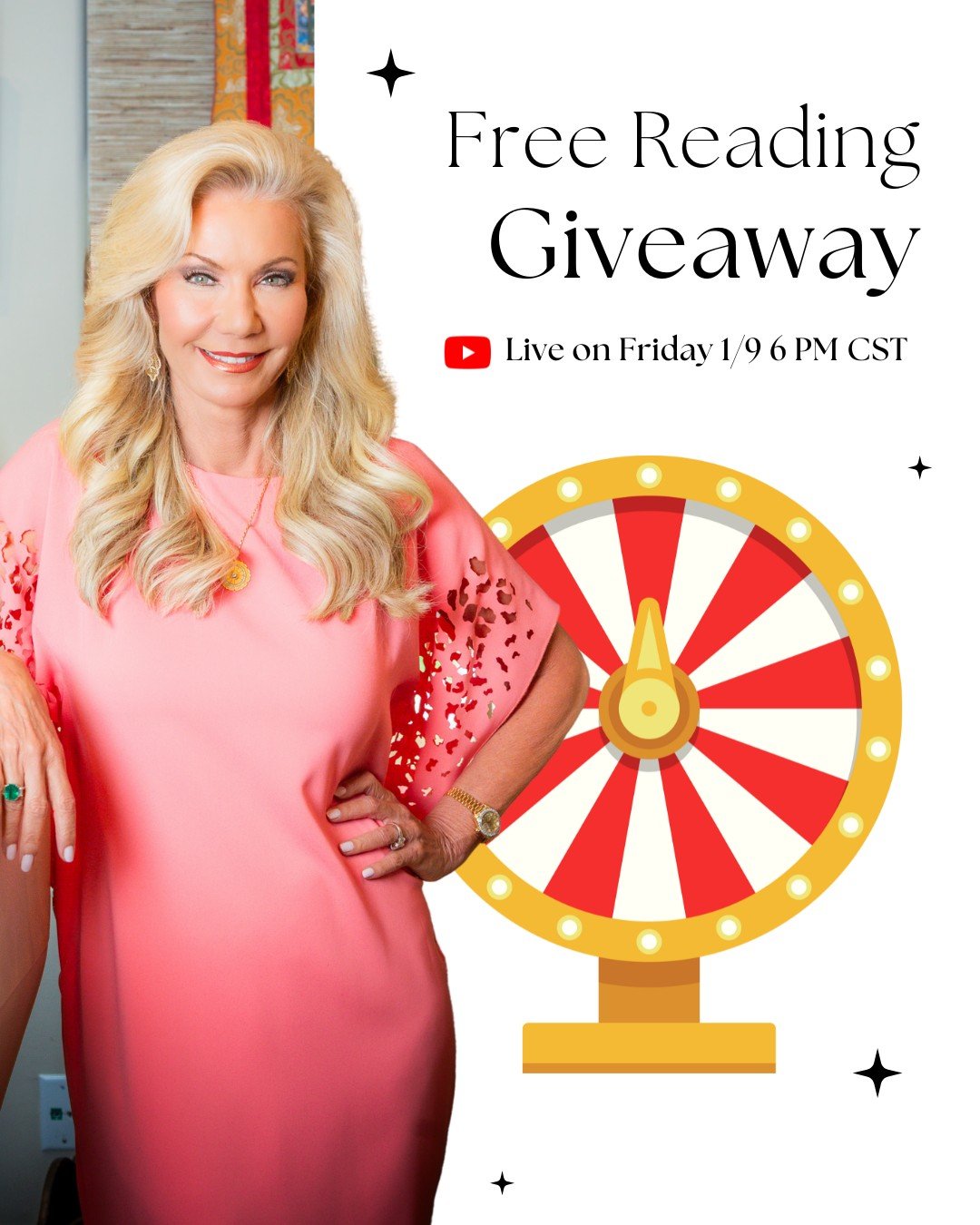 This is exactly how I love to start 2026 with something personal and meaningful. 🙏

Tomorrow, Friday, January 9 at 6:00 pm CST, I&rsquo;ll go live on YouTube and draw one Radiate member to receive a personalized recorded mini-reading. 🥳

This is my