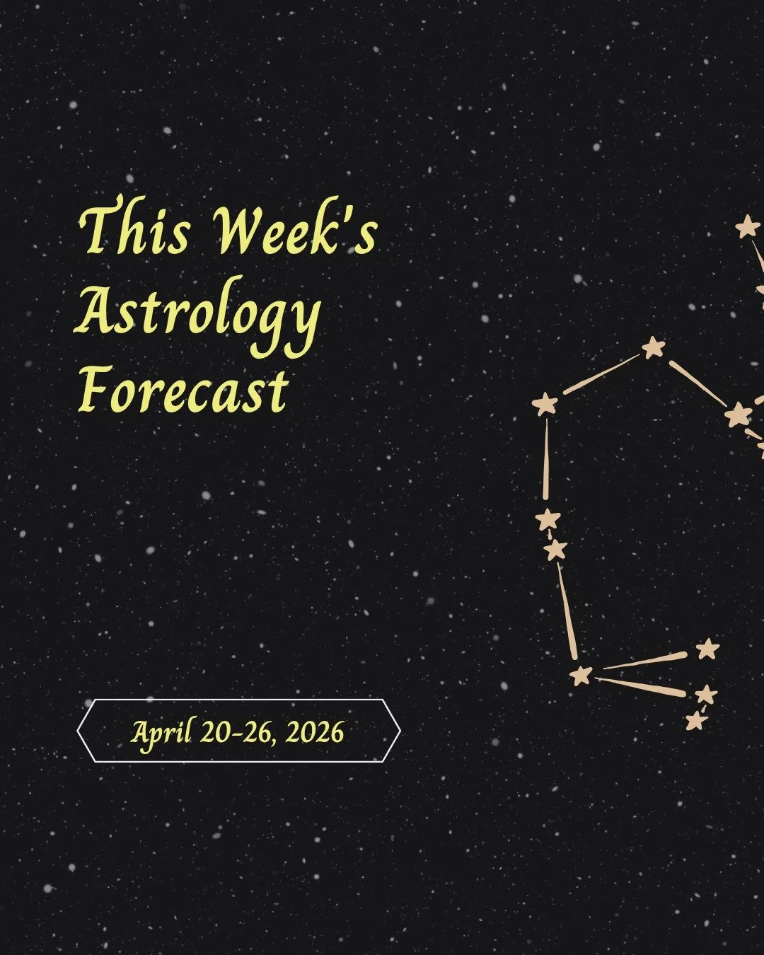 April 20-26 ➡️ By subscribing to my newsletter, you will gain access to more profound knowledge and understanding of this ancient science and receive practical guidance on how to apply it to your daily life.

Don&rsquo;t miss this opportunity to deep