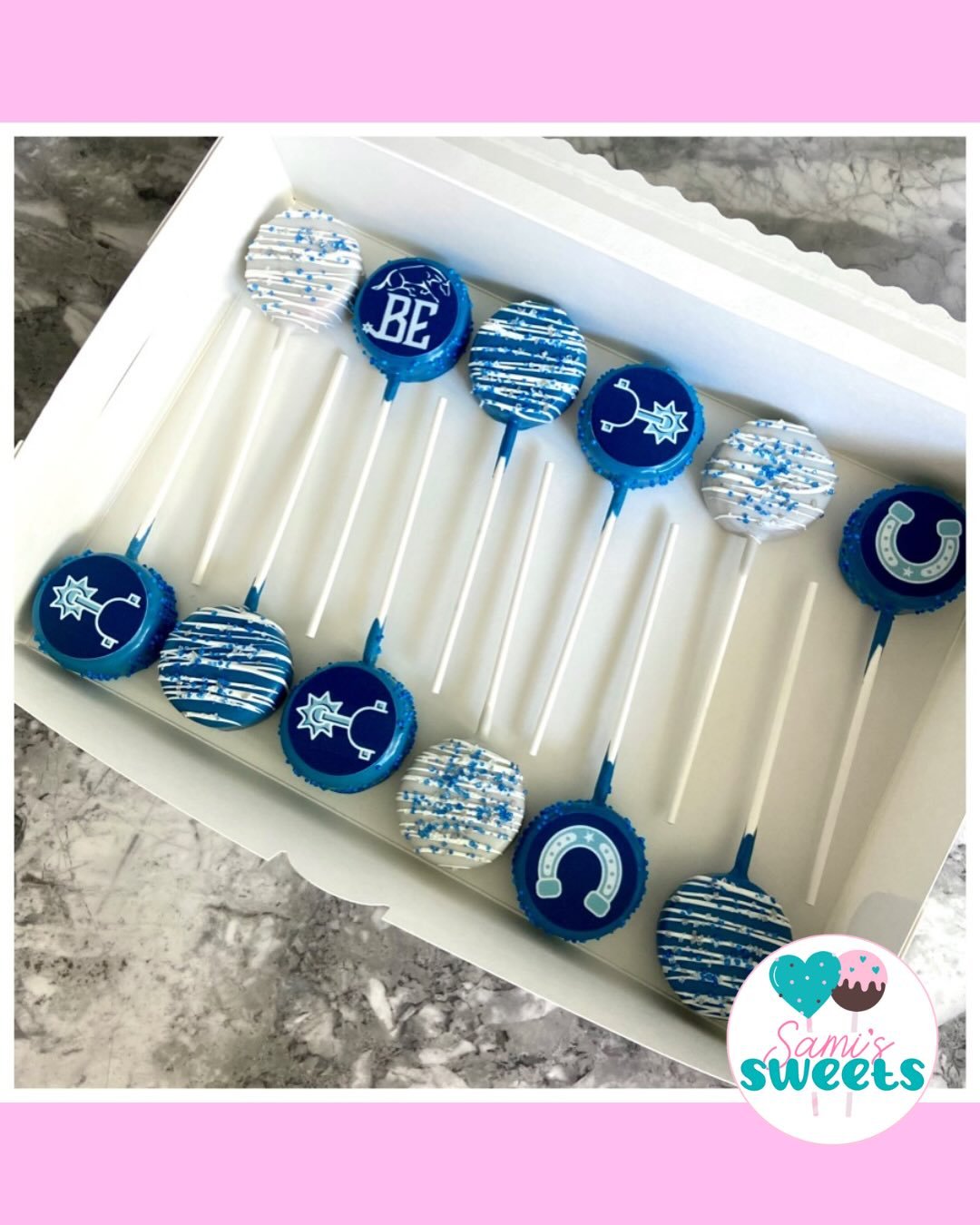 Throwing it back to this equestrian club cake pop set 🐎🤎 Made for a Thanksgiving get-together: clients gave me the colors + logo and I ran with it. Still obsessed with this color combo! One of many busy-season sets that didn&rsquo;t get its moment 