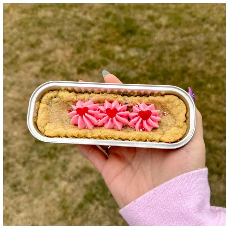 Mini Loaf Cookie Cake Valentine Pre-order, 2/13 Pick Up