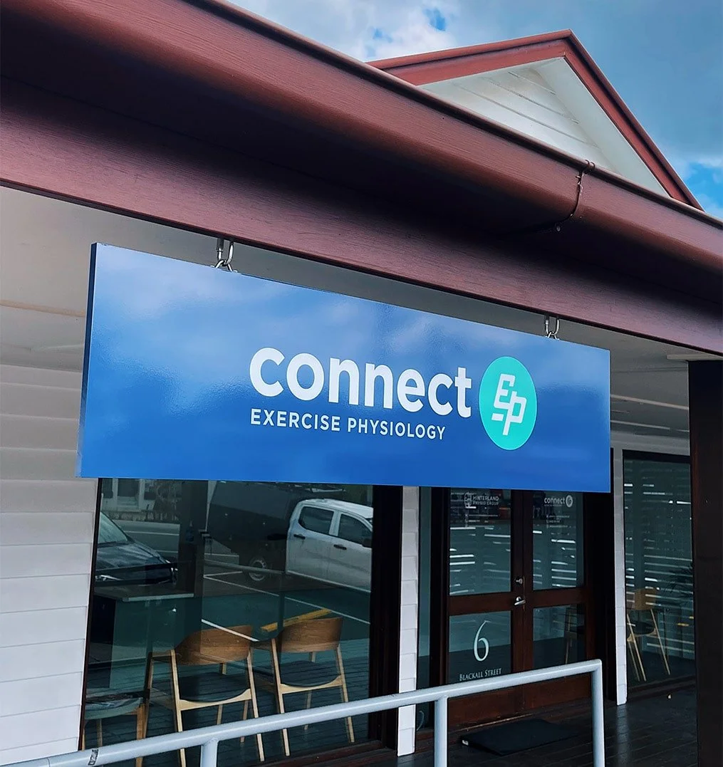 Hanging Sign fabrication & install | ConnectEP, Woombye