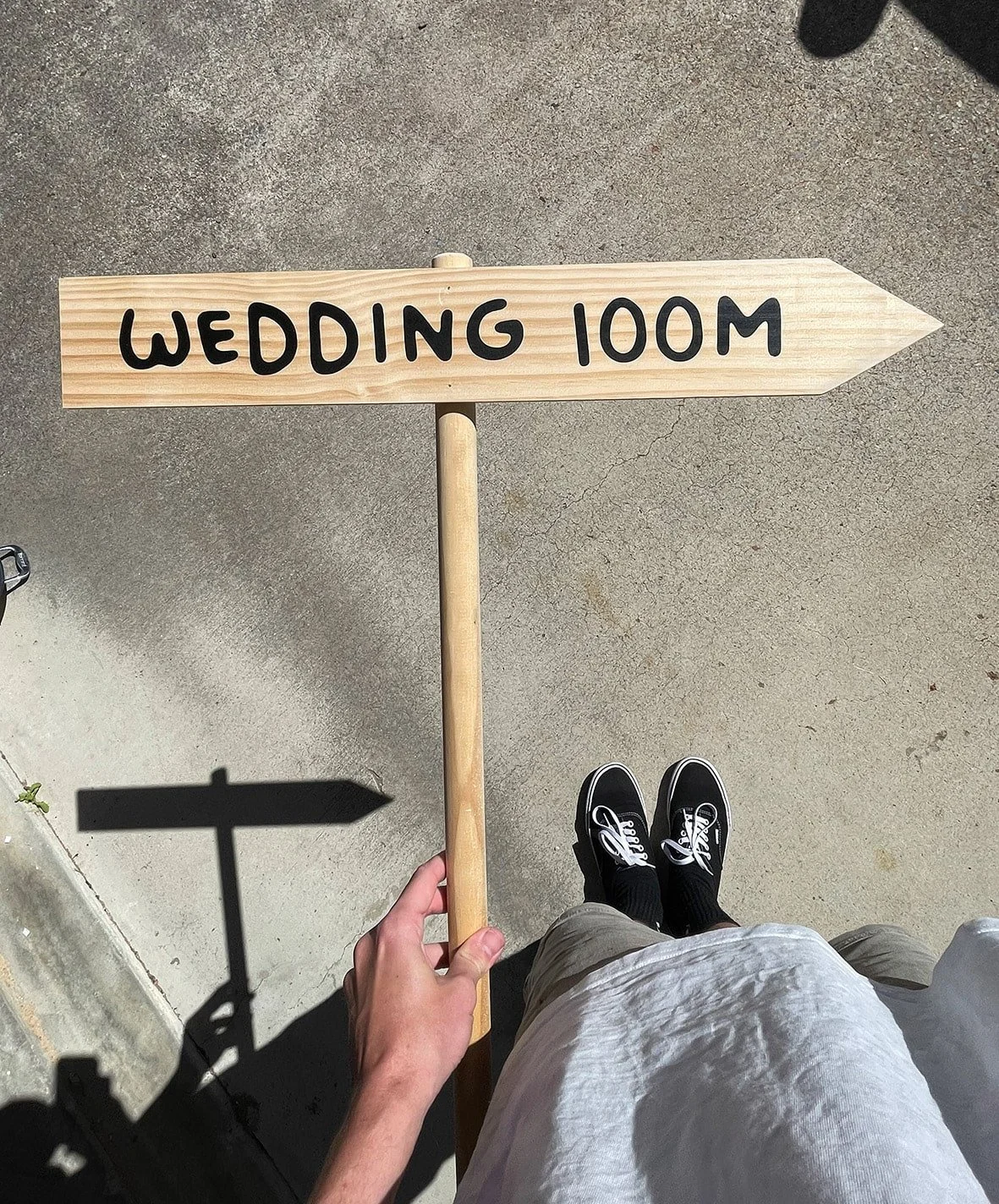 Custom wedding signage