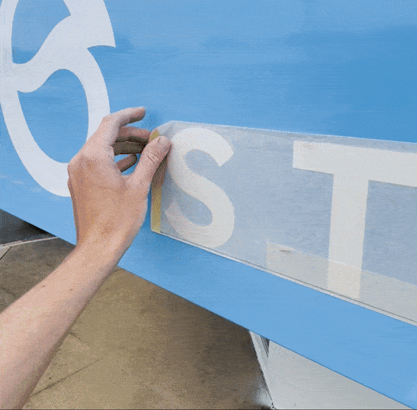 Fascia Sign install | Saige Studio, Tugun