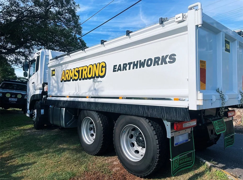Car Decal Install | Armstrong Earthworks