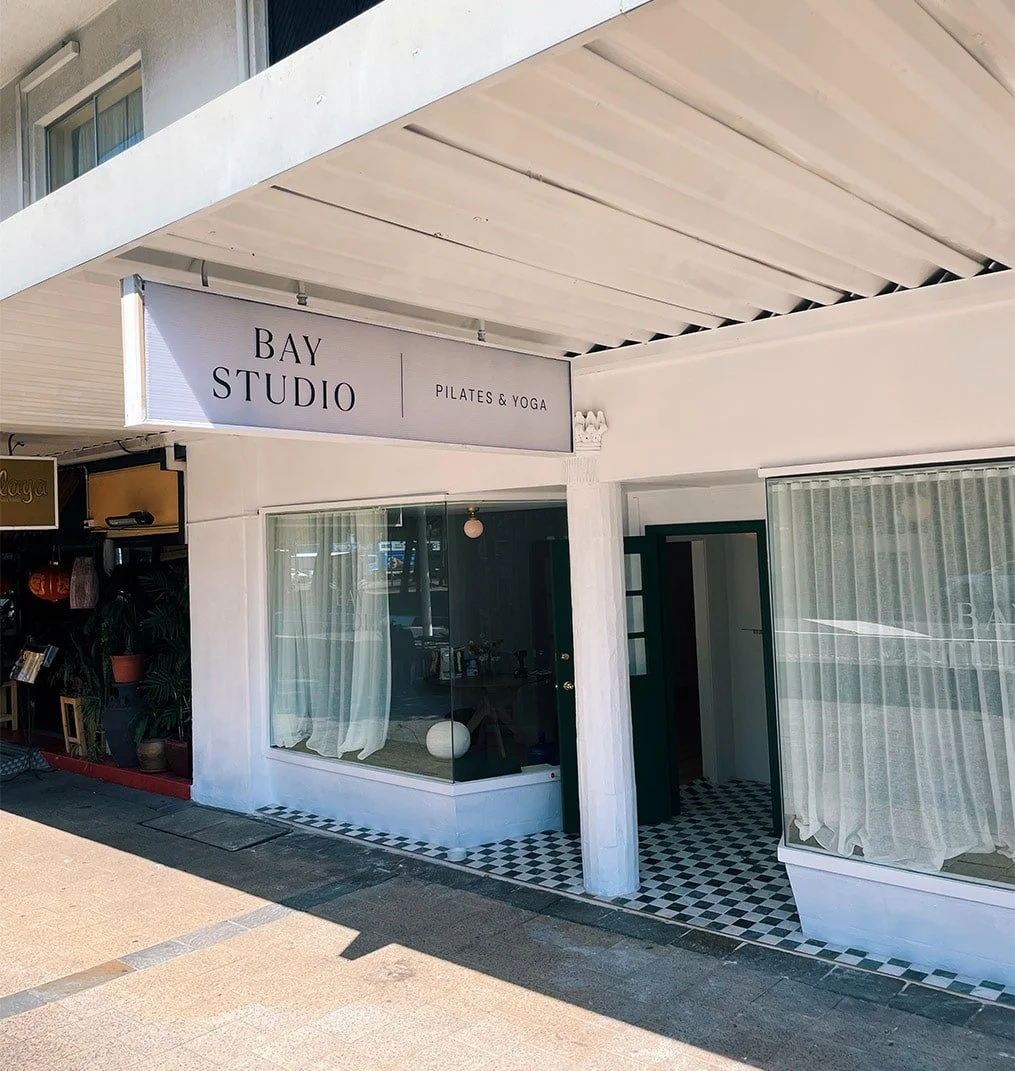 Hanging Coreflute Fascia Sign | Bay Studio, Tweed Heads