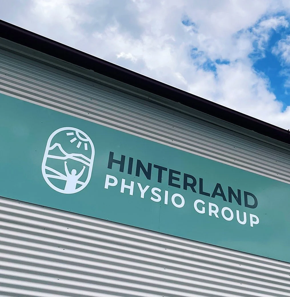 ACM Panel Sign Install | Hinterland Physio Group, Woombye