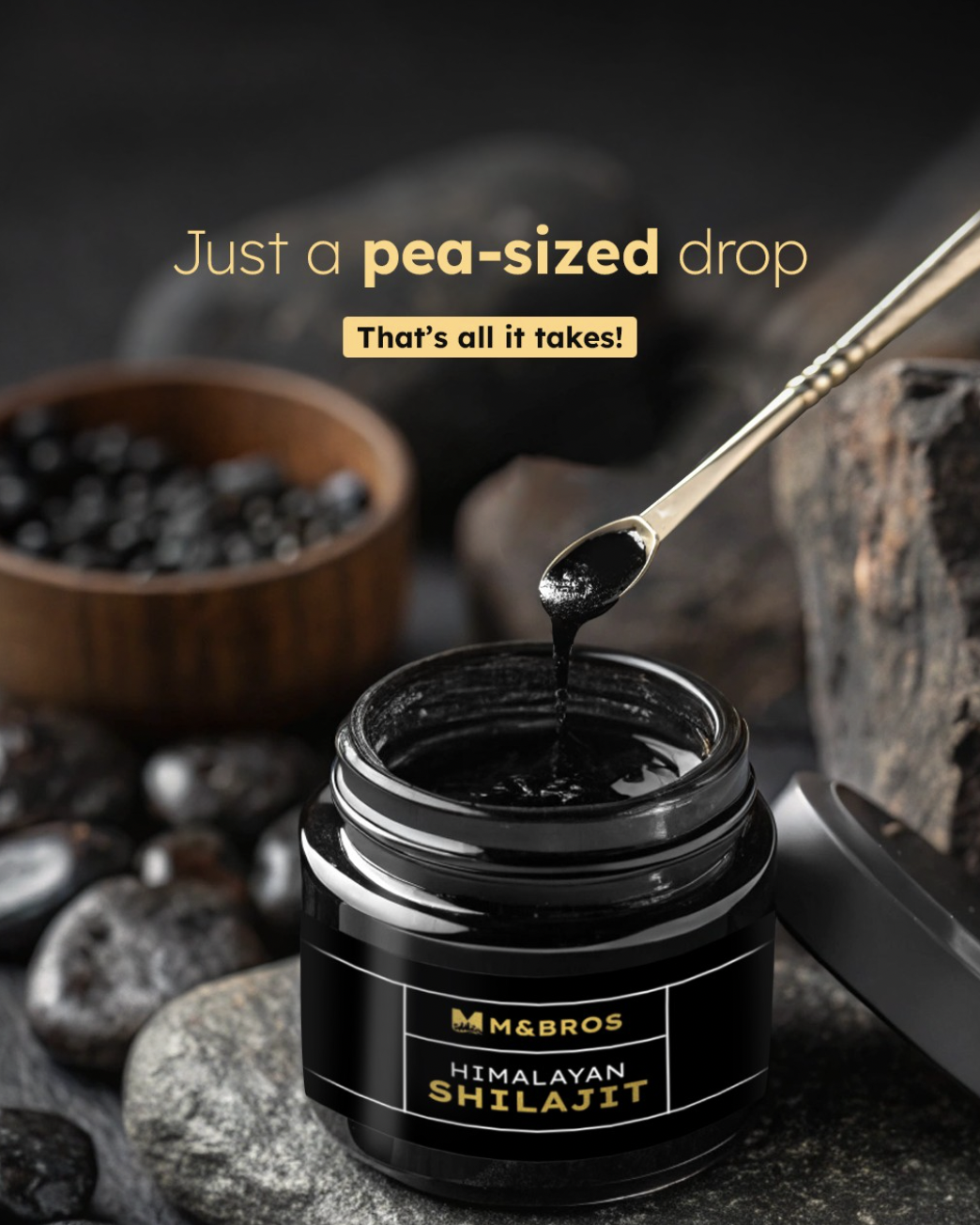 shilajit packaging design from awesome sauce creative