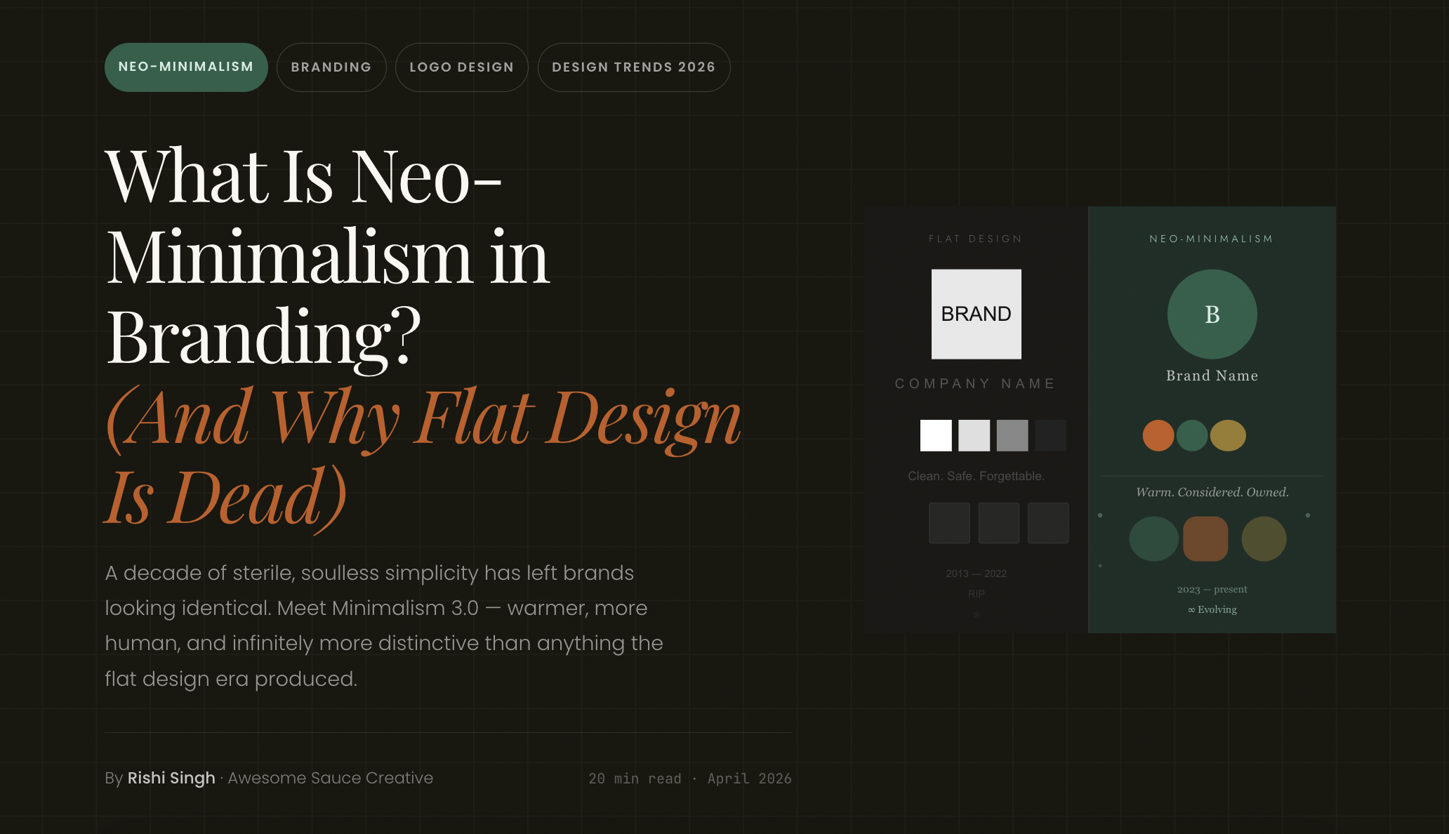 What is Neo-Minimalism in Branding?